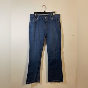 Calvin Klein Women’s‎ size 14 Denim Blue Jeans Modern Flare 32 inch inseam